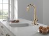 DELTA Monrovia Single Handle Pull-Down Bar/Prep Faucet — Lumicoat® Champagne Bronze