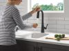 DELTA Monrovia Touch2O Bar / Prep Faucet with Touchless Technology — Matte Black
