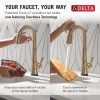 DELTA Monrovia Touch2O Bar / Prep Faucet with Touchless Technology — Lumicoat® Champagne Bronze