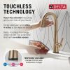 DELTA Monrovia Touch2O Bar / Prep Faucet with Touchless Technology — Lumicoat® Champagne Bronze