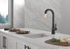 DELTA Monrovia Touch2O Bar / Prep Faucet with Touchless Technology — Matte Black / Champagne Bronze