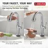 DELTA Cassidy Touch2O Bar / Prep Faucet with Touchless Technology — Lumicoat® Arctic Stainless