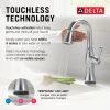 DELTA Cassidy Touch2O Bar / Prep Faucet with Touchless Technology — Lumicoat® Arctic Stainless