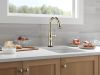 DELTA Cassidy Touch2O Bar / Prep Faucet with Touchless Technology — Lumicoat® Polished Nickel