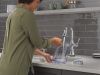 DELTA Cassidy Touch2O Bar / Prep Faucet with Touchless Technology — Lumicoat® Chrome