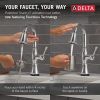 DELTA Cassidy Touch2O Bar / Prep Faucet with Touchless Technology — Lumicoat® Chrome