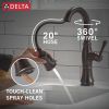 DELTA Cassidy Touch2O Bar / Prep Faucet with Touchless Technology — Venetian Bronze