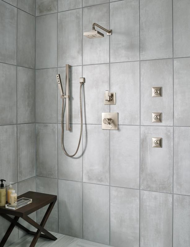 DELTA Ara TempAssure 17T Series H2OKINETIC Shower Trim — Stainless