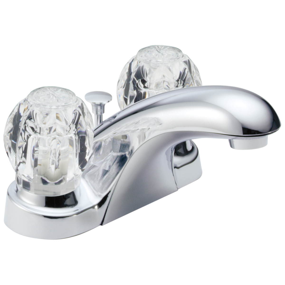 DELTA Foundations Two Handle Centerset Bathroom Faucet — Chrome