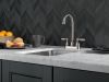 DELTA Foundations Two Handle Bar / Prep Faucet — Stainless