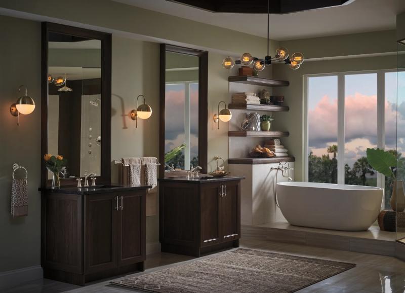 BRIZO Traditional Two-Handle Freestanding Tub Filler Body Assembly Trim - Less Handles — Polished Nickel