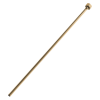 BRIZO 20" Metal Supply Line — Polished Gold