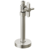 BRIZO Odin Straight Supply Stop Valve with Cross Handle — Brushed Nickel