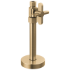 BRIZO Odin Straight Supply Stop Valve with Cross Handle — Luxe Gold