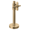 BRIZO Odin Straight Supply Stop Valve with Cross Handle — Luxe Gold