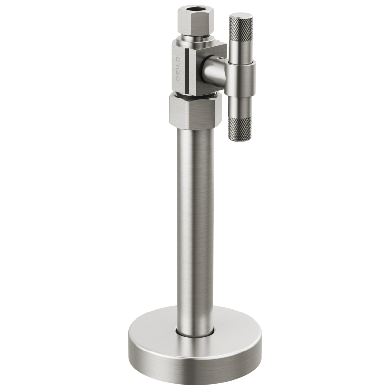 BRIZO Litze Straight Supply Stop Valve with Lever Handle — Luxe Nickel