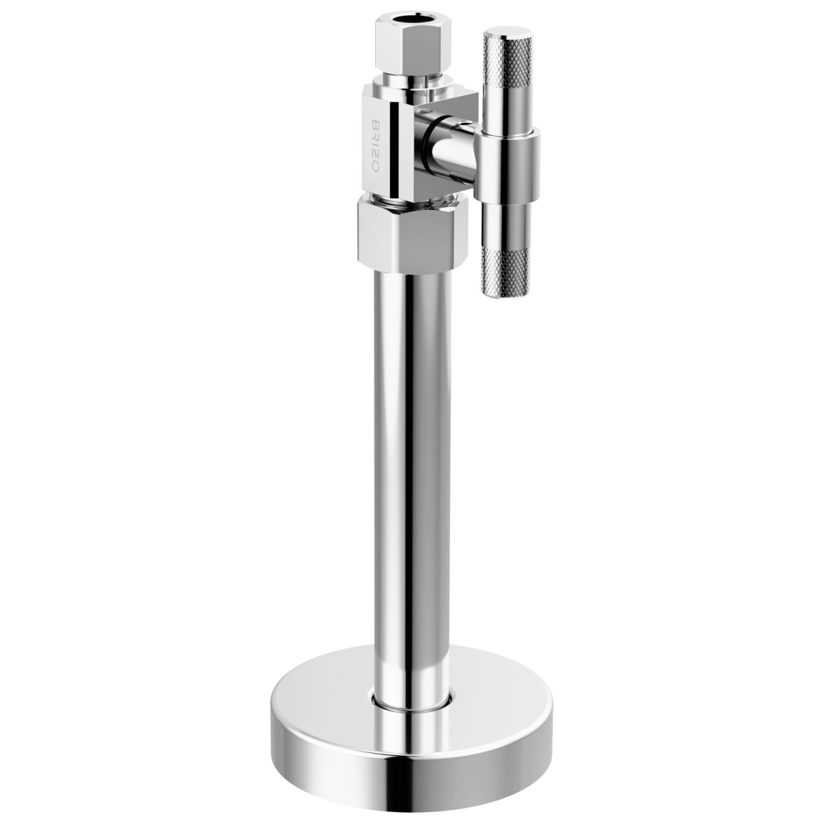 BRIZO Litze Straight Supply Stop Valve with Lever Handle — Chrome