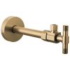 BRIZO Litze Angled Supply Stop Valve with Lever Handle — Luxe Gold