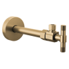 BRIZO Litze Angled Supply Stop Valve with Lever Handle — Luxe Gold