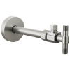 BRIZO Litze Angled Supply Stop Valve with Lever Handle — Luxe Nickel