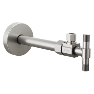 BRIZO Litze Angled Supply Stop Valve with Lever Handle — Luxe Nickel