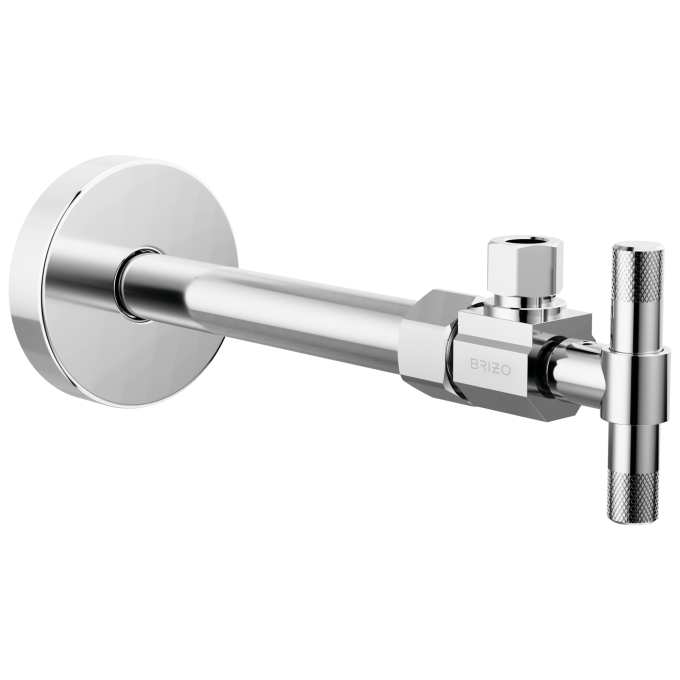 BRIZO Litze Angled Supply Stop Valve with Lever Handle — Chrome