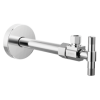 BRIZO Litze Angled Supply Stop Valve with Lever Handle — Chrome