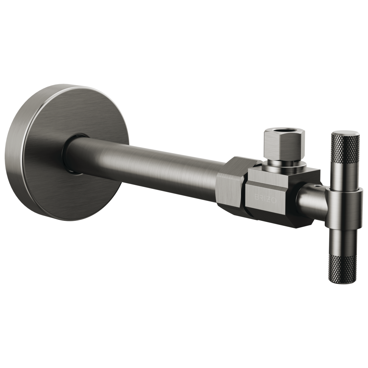 BRIZO Litze Angled Supply Stop Valve with Lever Handle — Luxe Steel