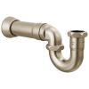 BRIZO 17-Gauge P-Trap with Flange — Brushed Nickel