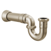 BRIZO 17-Gauge P-Trap with Flange — Brushed Nickel