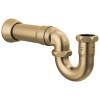 BRIZO 17-Gauge P-Trap with Flange — Luxe Gold
