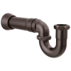 BRIZO 17-Gauge P-Trap with Flange — Venetian Bronze