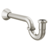 BRIZO 20-Gauge P-Trap with Flange — Brushed Nickel