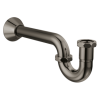 BRIZO 20-Gauge P-Trap with Flange — Brilliance Black Onyx