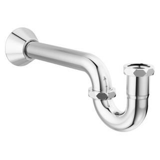 BRIZO 20-Gauge P-Trap with Flange — Chrome