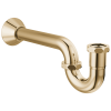 BRIZO 20-Gauge P-Trap with Flange — Polished Gold