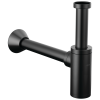 BRIZO Bottle Trap with Flange — Matte Black