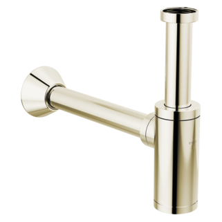 BRIZO Bottle Trap with Flange — Polished Nickel