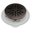 BRIZO 4" Tile-In Round Shower Drain — Venetian Bronze