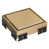 BRIZO 4" Reversible Square Point Shower Drain — Luxe Gold