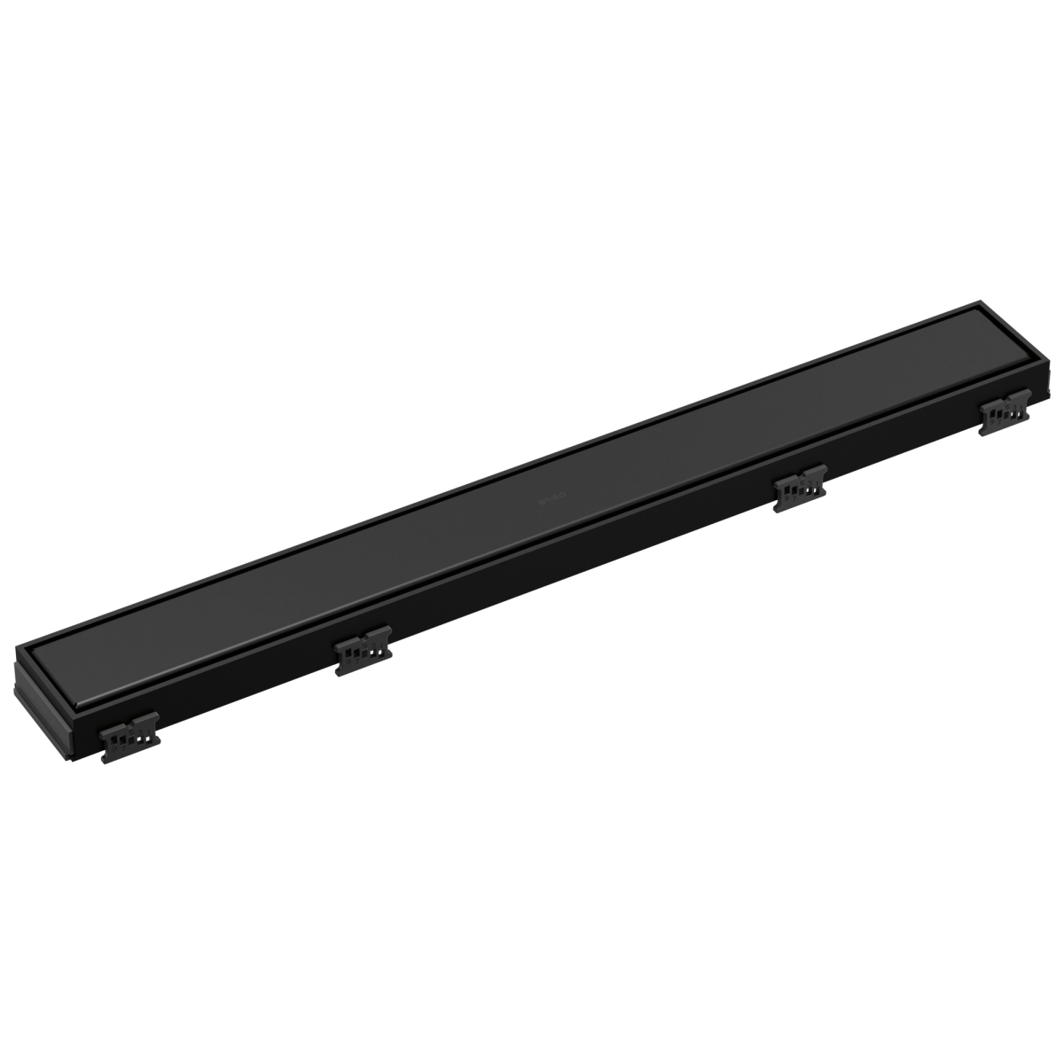 BRIZO 24" Reversible Linear Shower Drain Trim — Matte Black