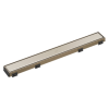BRIZO 24" Reversible Linear Shower Drain — Brushed Nickel