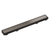 BRIZO 24" Reversible Linear Shower Drain — Brilliance Black Onyx