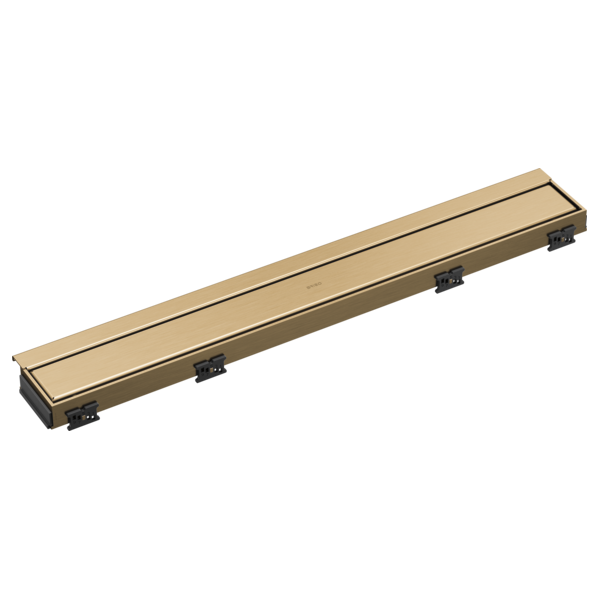 BRIZO 24" Linear Shower Drain Wall Trim — Luxe Gold