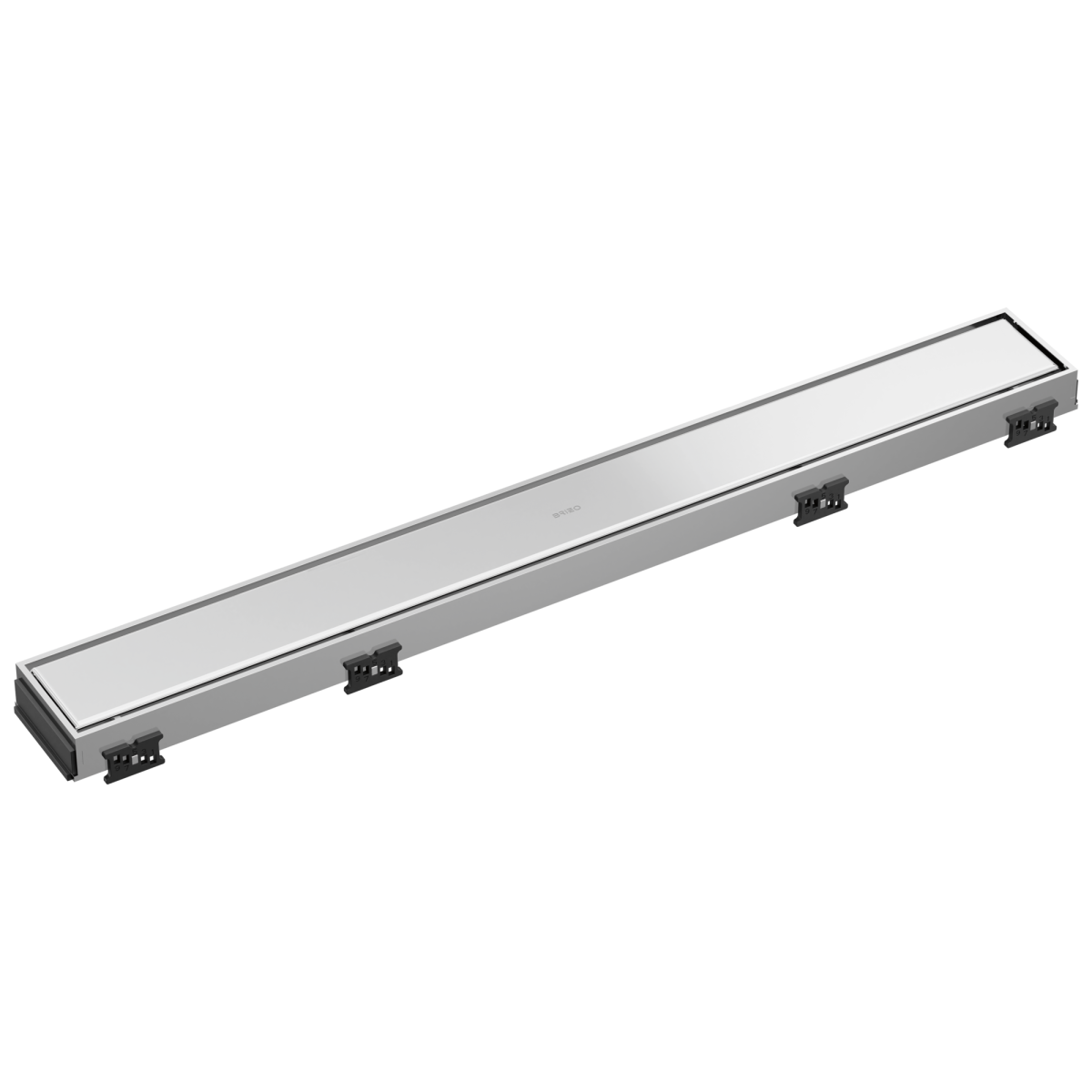 BRIZO 24" Reversible Linear Shower Drain — Chrome