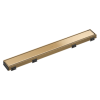 BRIZO 24" Reversible Linear Shower Drain — Polished Gold