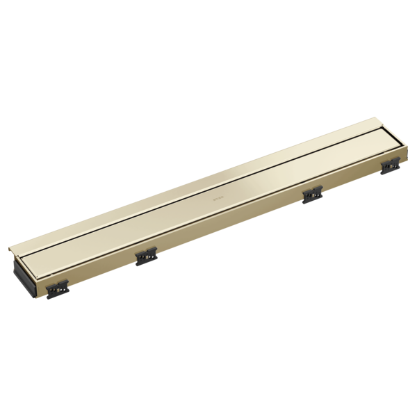 BRIZO 24" Linear Shower Drain Wall Trim — Polished Nickel