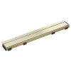 BRIZO 24" Reversible Linear Shower Drain — Polished Nickel