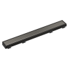 BRIZO 24" Reversible Linear Shower Drain — Luxe Steel