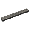 BRIZO 24" Reversible Linear Shower Drain — Luxe Steel